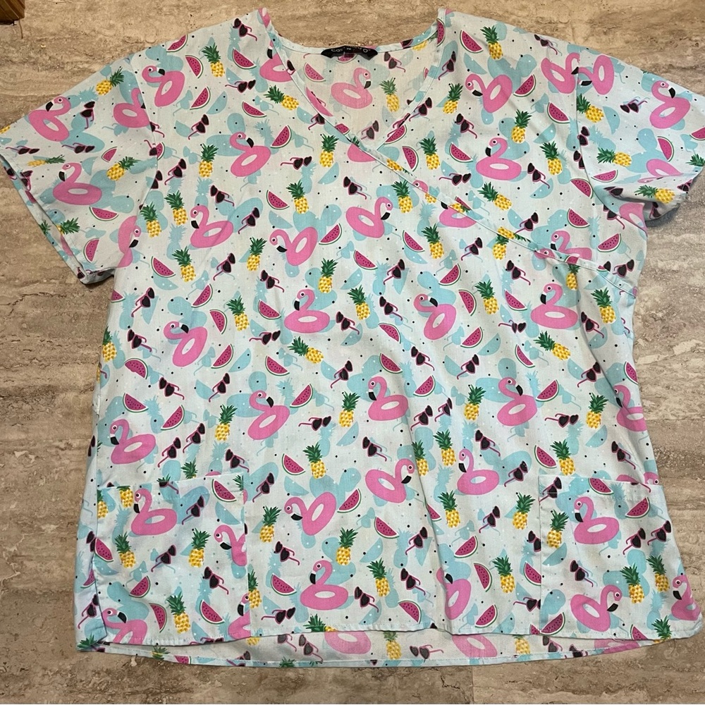 Women’s medical scrub top 2X